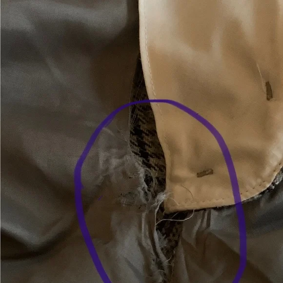 J. Crew Skimmer Vintage Plaid Pants City Fit Wool Blend Size 0 - Picture 8 of 9